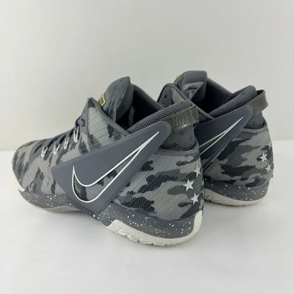 Nike Zoom Field General Camo Gray Sneakers Mens 8 Training Athletic Shoes - Picture 4 of 9